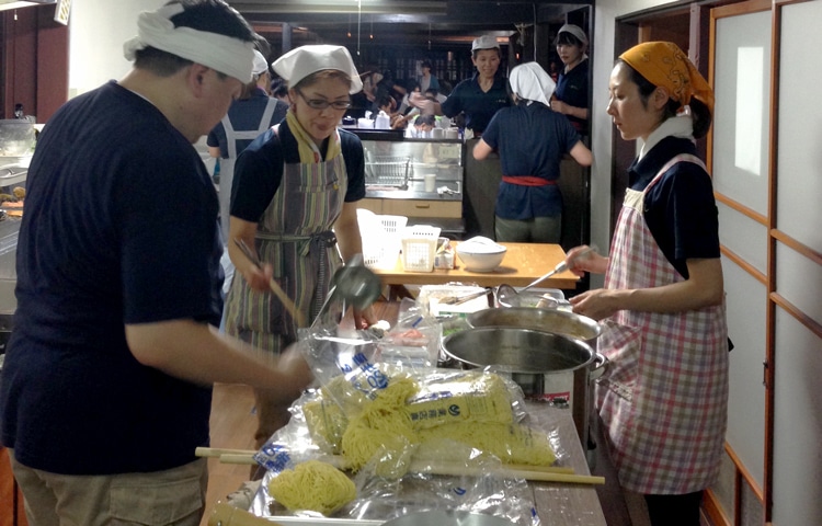 『ラーメン屋 秀よし』in 長野神社の祭典