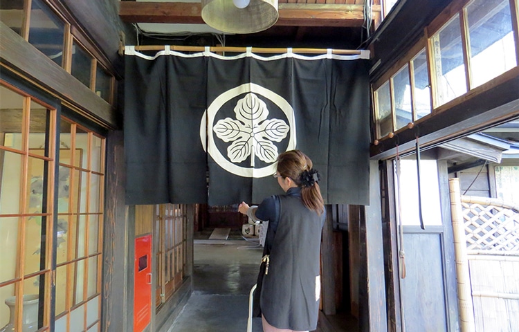 「暖簾」と「さざれ石」