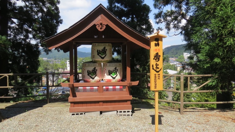 角館のお祭りの前に