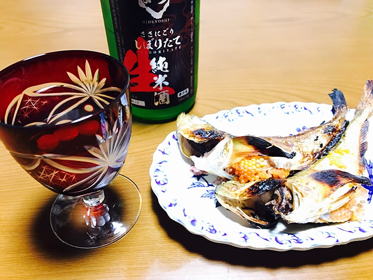 新酒で晩酌