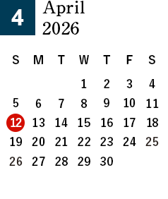 秀よし酒蔵見学2026年4月営業日カレンダー
